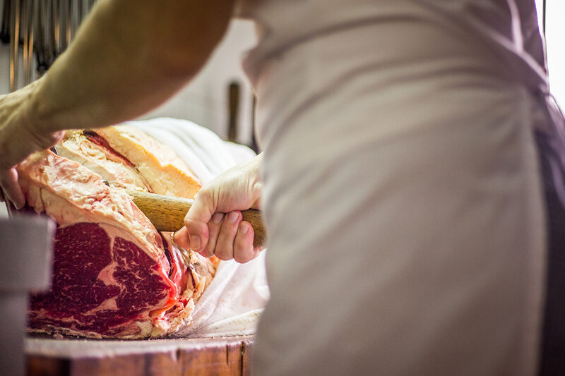 Preparación de chuleta